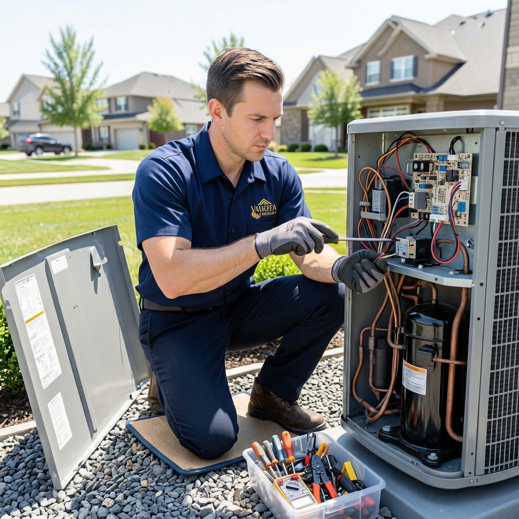 Professional field service technician — the kind of expert Gaddh Business Solutions helps your business support and scale